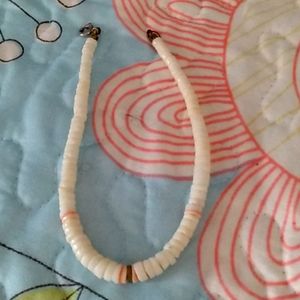Vintage Puka Shell Ankle Bracelet